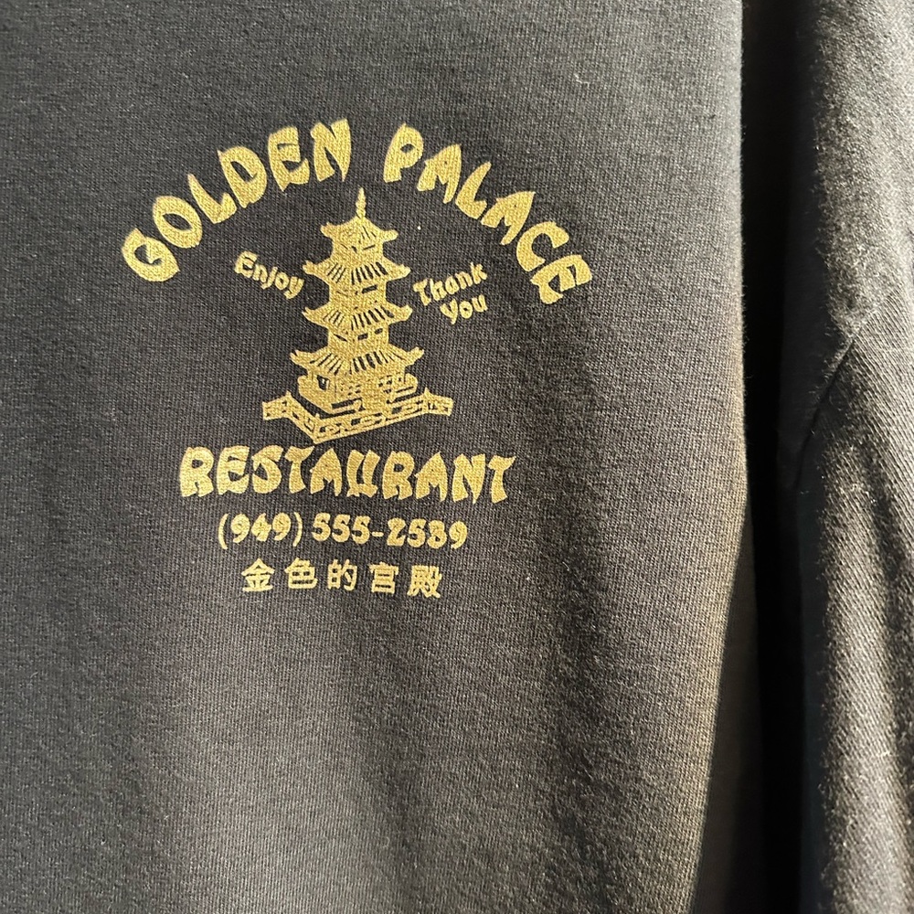 Mens Chinese food LS T XXL black - Picture 2 of 5